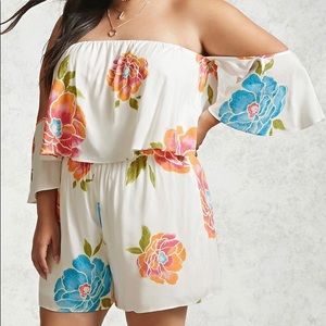 Forever 21+ floral romper